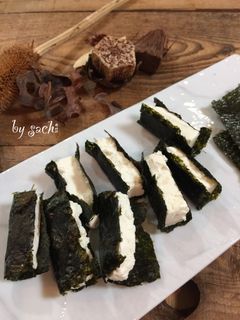速攻おつまみ!海苔巻きクリームチーズ♪-レシピのメイン写真