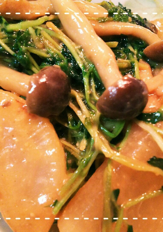 レンジ時短！大根としめじと豆苗のみそ炒め-レシピのメイン写真