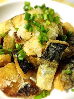 塩鯖の竜田揚げ、おろしポン酢でさっぱりと-レシピのメイン写真