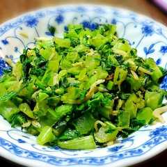 【簡単まじウマ】 大根の葉の炒め物-レシピのメイン写真