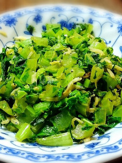 【簡単まじウマ】 大根の葉の炒め物-レシピのメイン写真