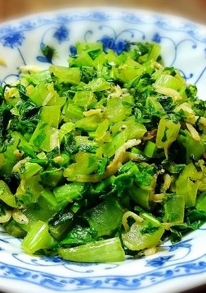 【簡単まじウマ】 大根の葉の炒め物-レシピのメイン写真