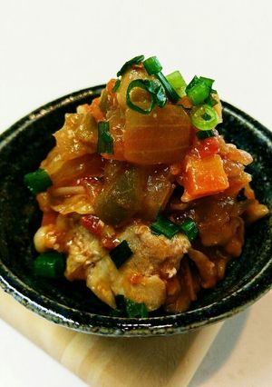 ミネストローネリメイク！鶏肉のトマト煮♪-レシピのメイン写真