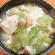 白菜たっぷり!海老と豆腐の中華あんかけ