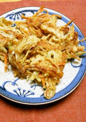 野菜の皮でかき揚げ-レシピのメイン写真