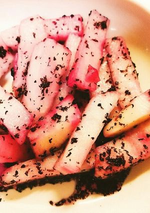 超簡単即席漬け！大根のゆかりあえ-レシピのメイン写真