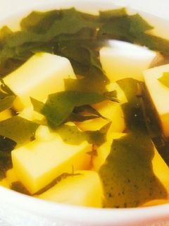 玉子豆腐ですまし汁-レシピのメイン写真