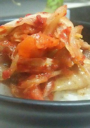 豚トロキムチ飯-レシピのメイン写真
