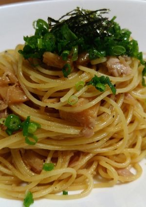 速攻旨い☆なめ茸とツナのバター醤油パスタ-レシピのメイン写真