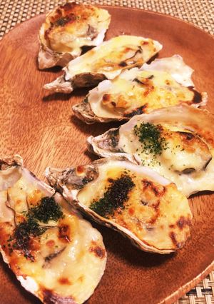 簡単☆殻付き牡蠣グラタン-レシピのメイン写真