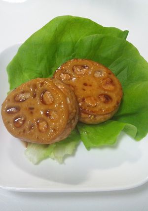 れんこんのはさみ焼き☆つくね風-レシピのメイン写真