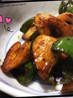 簡単節約♡ちくわとピーマンのカレー炒め♡-レシピのメイン写真