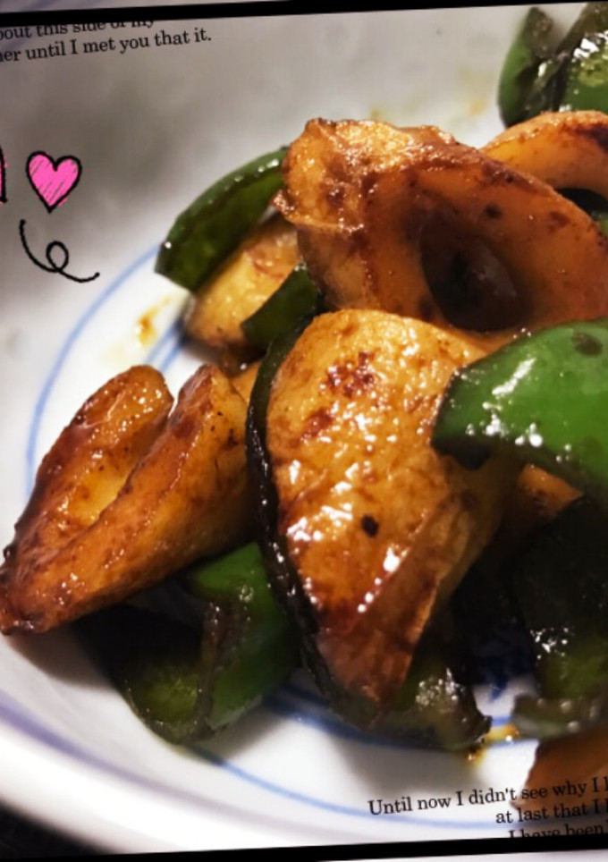 簡単節約♡ちくわとピーマンのカレー炒め♡-レシピのメイン写真
