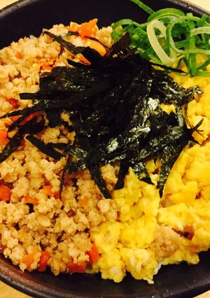 ❄︎簡単❤️ごま風味の鶏そぼろご飯❄︎-レシピのメイン写真
