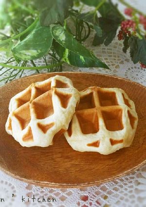 卵不使用♥もっちりお豆腐ワッフル-レシピのメイン写真