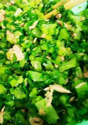 小麦粉との相性goodの和風大根葉サラダ-レシピのメイン写真