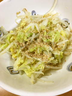 簡単◎白菜ともやしの丸鶏ごまナムル-レシピのメイン写真