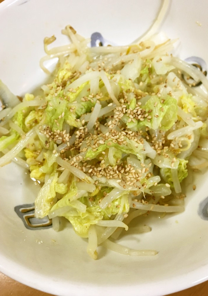 簡単◎白菜ともやしの丸鶏ごまナムル-レシピのメイン写真