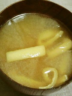 大根と油揚げの味噌汁-レシピのメイン写真