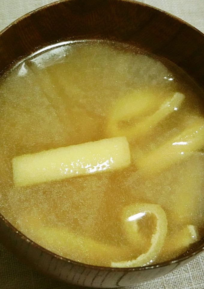 大根と油揚げの味噌汁-レシピのメイン写真