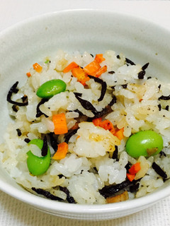 枝豆とひじきの混ぜごはん-レシピのメイン写真