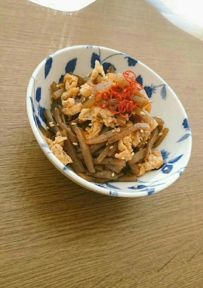 お弁当にも！美味しい蒟蒻のきんぴら-レシピのメイン写真