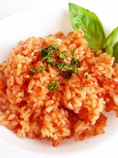 トマトジュースの炊き込みご飯-レシピのメイン写真