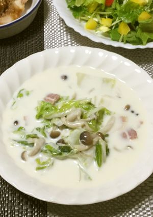 トロリ簡単♡白菜のミルク煮♡-レシピのメイン写真