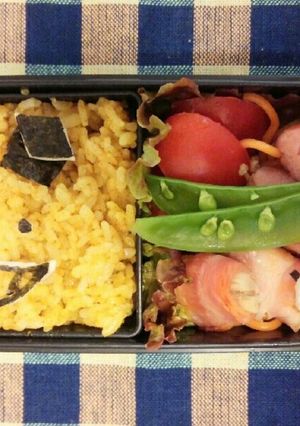 簡単 キャラ弁 殺せんせー-レシピのメイン写真