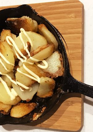 スキレットで熱々ジャガチーズマヨ-レシピのメイン写真