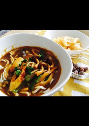 作った感が出る即席カレーうどん-レシピのメイン写真