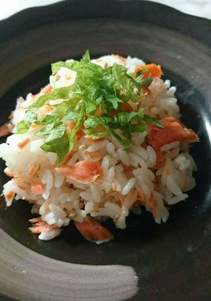 簡単 鮭と大葉のサッパリ混ぜご飯♪-レシピのメイン写真