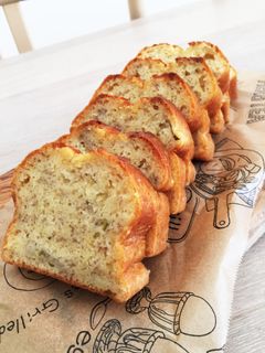 焼くまで10分!簡単あっさりバナナケーキ-レシピのメイン写真