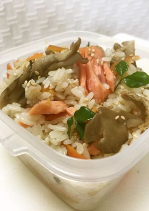 レンチン！少量の混ぜこみご飯が10分で-レシピのメイン写真