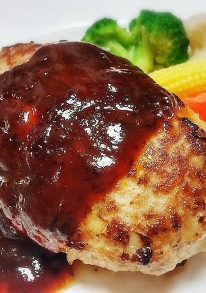 ふっくらジューシー♪基本の❤ハンバーグ❤-レシピのメイン写真