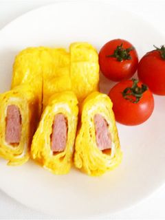 スパム玉子焼き-レシピのメイン写真