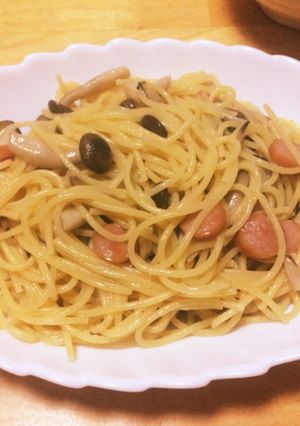 激安キノコパスタ シャンタン風味-レシピのメイン写真