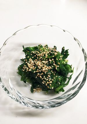 胡麻香る春菊のお浸し(⁎˃ᴗ˂⁎)-レシピのメイン写真