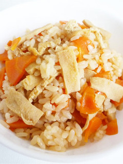 高野豆腐の炊き込みご飯-レシピのメイン写真