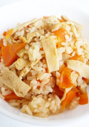 高野豆腐の炊き込みご飯-レシピのメイン写真