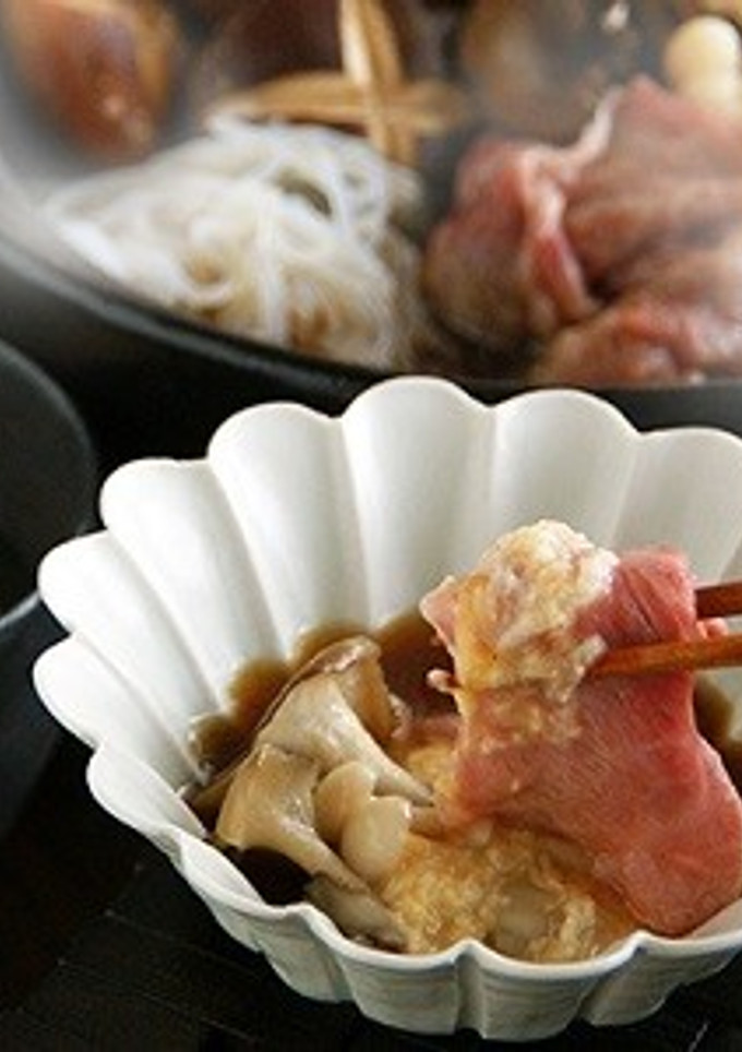 とろろすき焼き-レシピのメイン写真