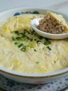 ひき肉が主役!中華風茶碗蒸し-レシピのメイン写真