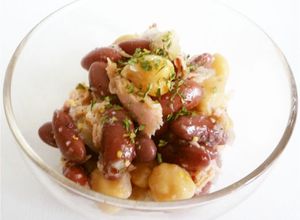 ひよこ豆とレッドキドニーとツナのサラダ-レシピのメイン写真
