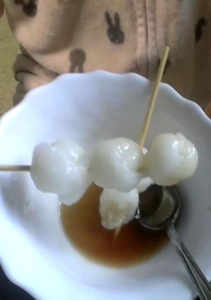 簡単😊余った白米でお団子🍡🌈✨️😊-レシピのメイン写真