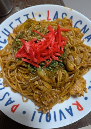 簡単、ピリ辛焼きそば😋😁-レシピのメイン写真