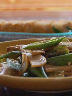 オクラとエリンギのレモンバター醤油ソテー-レシピのメイン写真