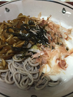 なめことろろそば-レシピのメイン写真