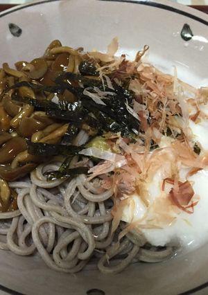 なめことろろそば-レシピのメイン写真
