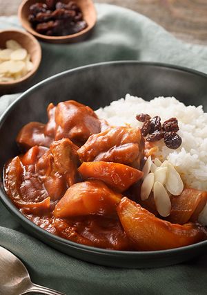 野菜ジュースで濃厚に！柔らかチキンカレー-レシピのメイン写真