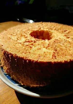 ふわふわ 簡単 りんごシフォンケーキ-レシピのメイン写真